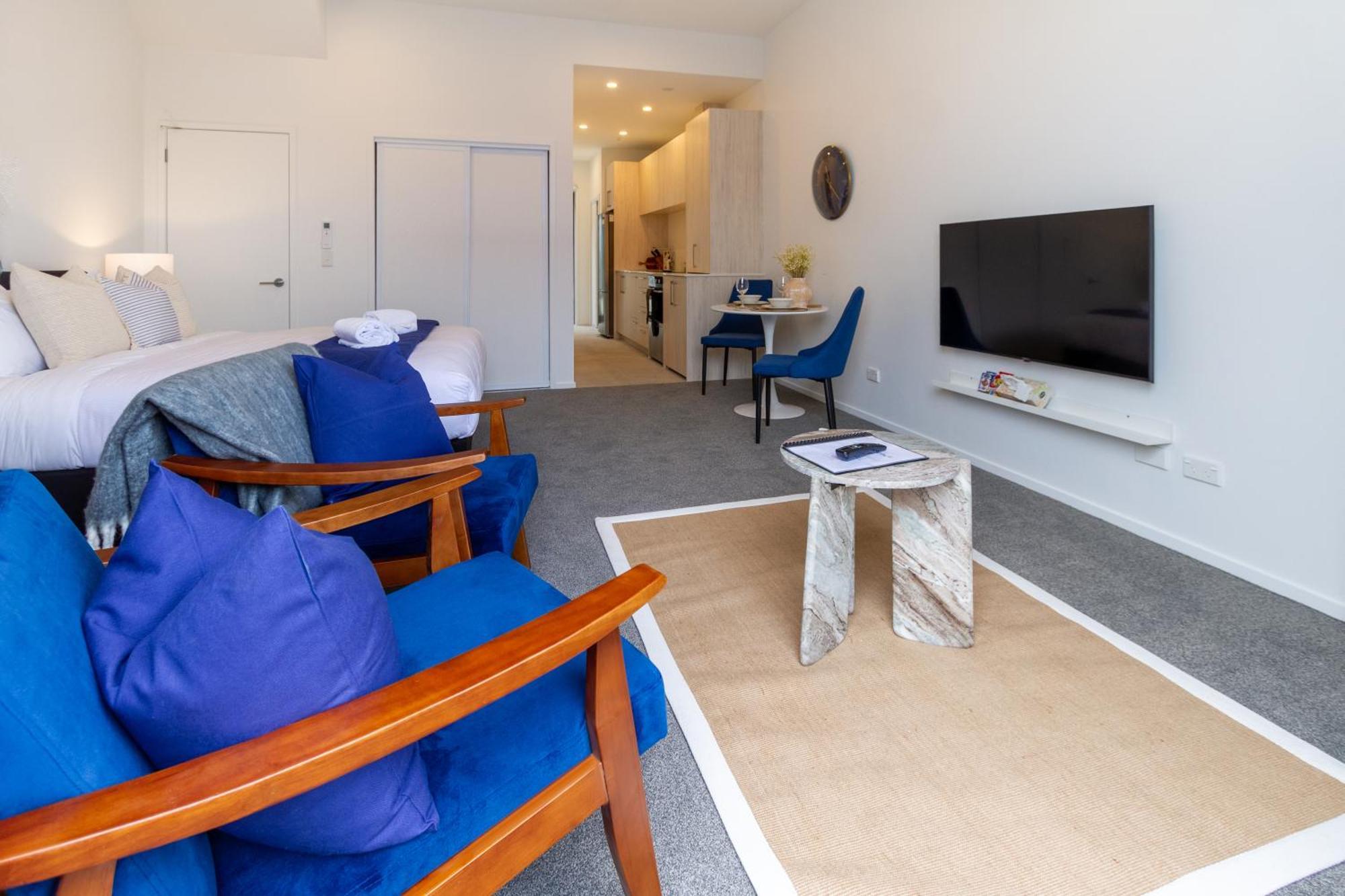 Central Christchurch Santorini Style 1Br Studio Zewnętrze zdjęcie